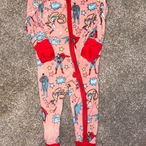 Little Sleepies Pink Super Hero